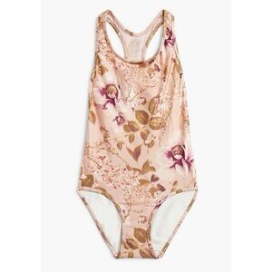 Zimmermann Pink Floral Racerback One-Piece